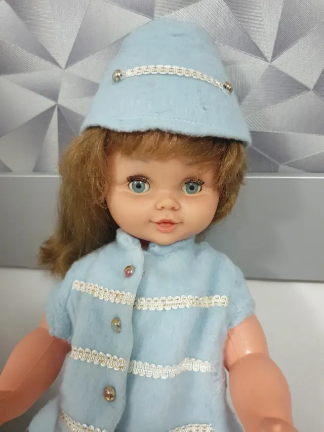 Muñeca Antigua Majber Celeste