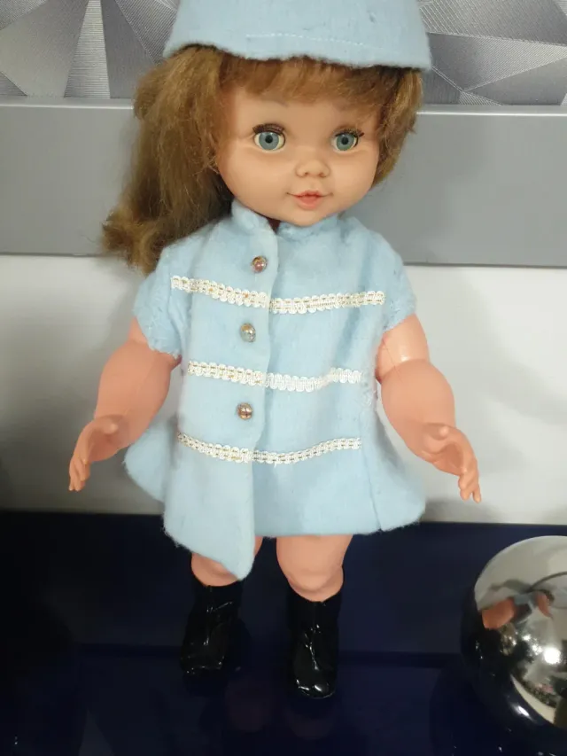 Muñeca Antigua Majber Celeste