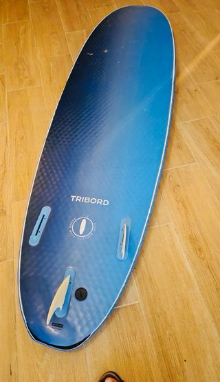 Tabla de surf azul