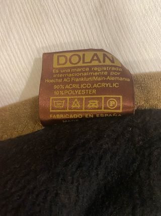 Manta RASILAN Fleece Beige/Marron/Rosa/Blanco