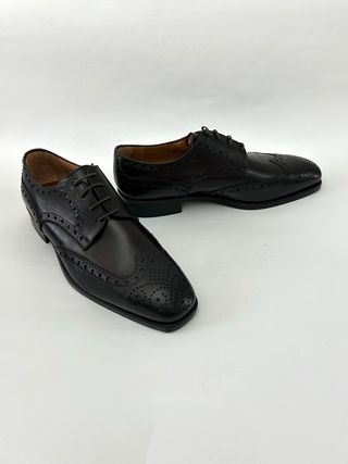 Nuove scarpe derby uomo vera pelle Tg 42