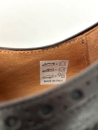 Nuove scarpe derby uomo vera pelle Tg 42