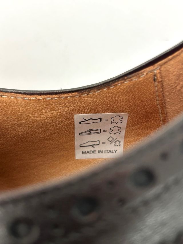 Nuove scarpe derby uomo vera pelle Tg 42