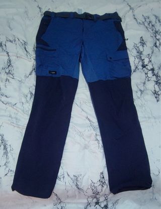 Pantalón senderismo azul