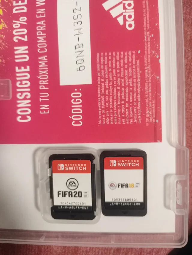 FIFA 20 y FIFA 18Legacy Edition Nintendo Switch