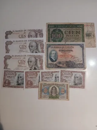Lote de 70 Billetes españoles..