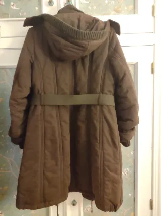 Abrigo invierno Zara marrón