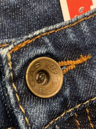 Pantalón vaquero tiro corto unisex