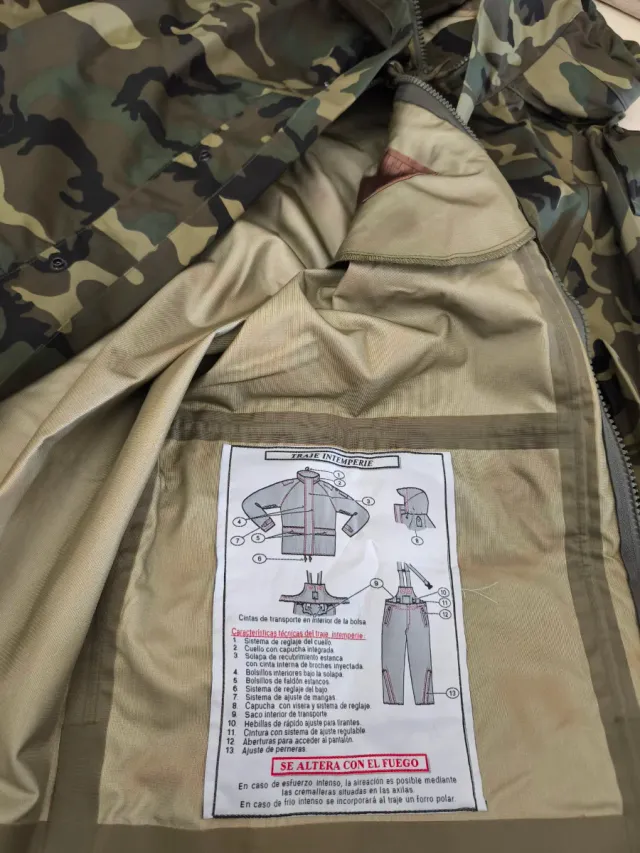 Traje intemperie Sin estrenar