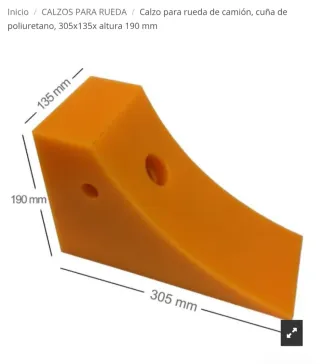 2 Calzos para camiones con cadena