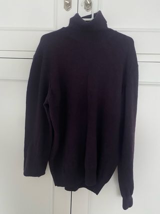 Jersey Zara Cuello Alto Talla M Morado