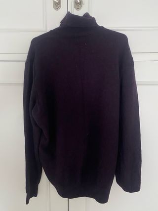 Jersey Zara Cuello Alto Talla M Morado