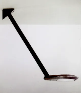 Lampada da soffitto Tronconi anni '80