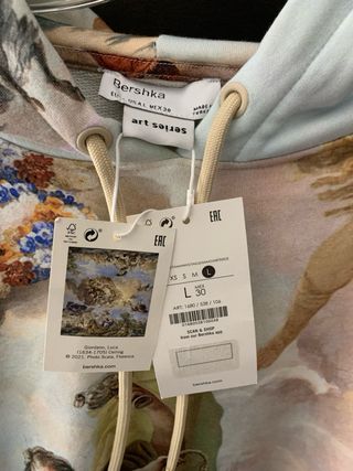 Sudadera Bershka Ed. Limitada Arte Talla L