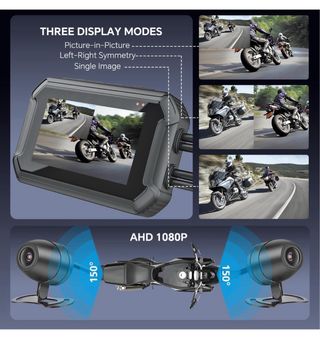 Dashcam Moto 64GB GPS