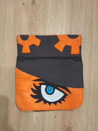 Riñonera Naranja Mecánica Hecha a Mano