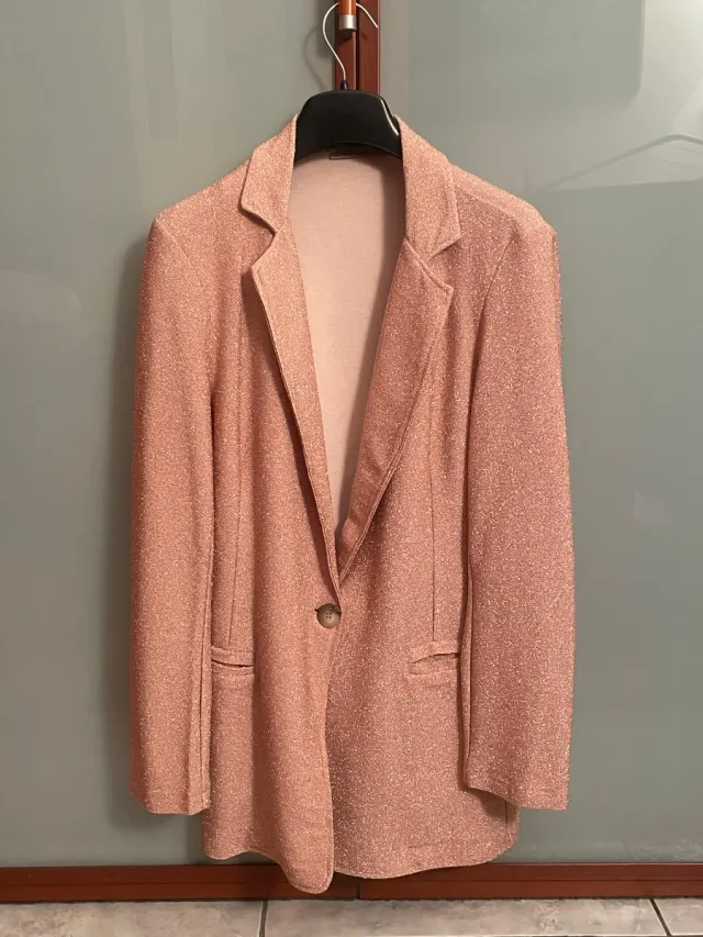 Giacca Zeroassoluto donna oro/rosa