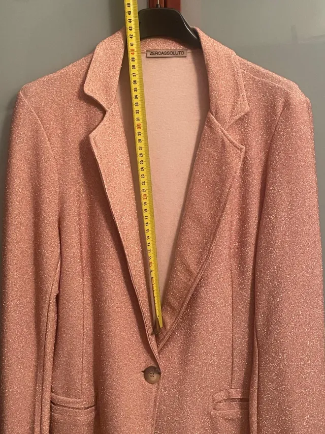 Giacca Zeroassoluto donna oro/rosa