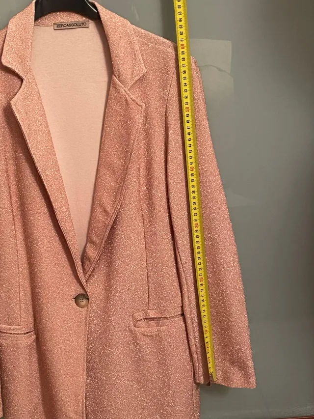 Giacca Zeroassoluto donna oro/rosa