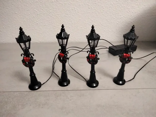 Farolas Navideñas Miniatura (Set de 8)