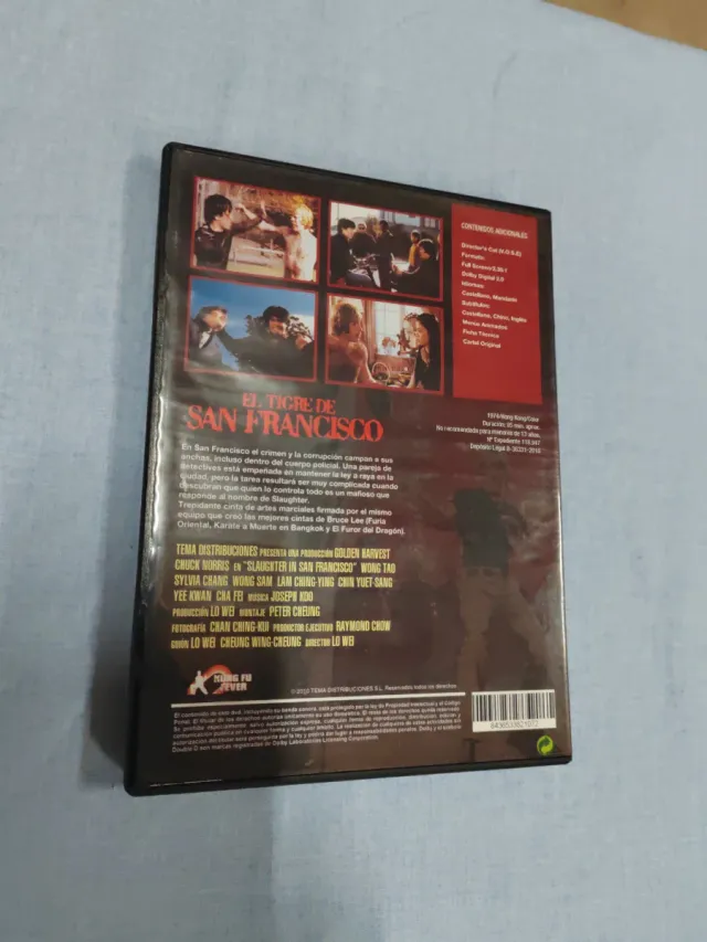 DVD El Tigre de San Francisco - Chuck Norris