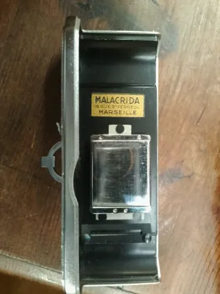 Cámara Foca Vintage Negra/Plateada