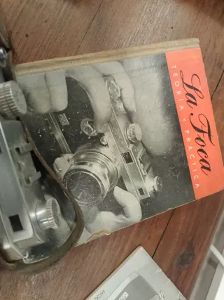 Cámara Foca Vintage Negra/Plateada