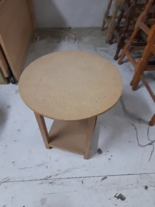 Mesa camilla redonda 45cm madera