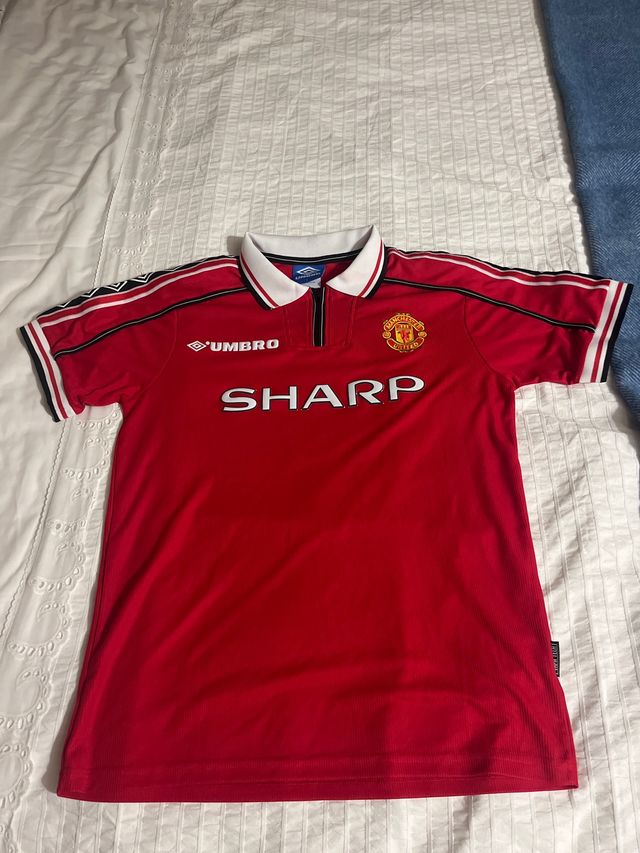 Camiseta Manchester United Beckham Umbro Roja