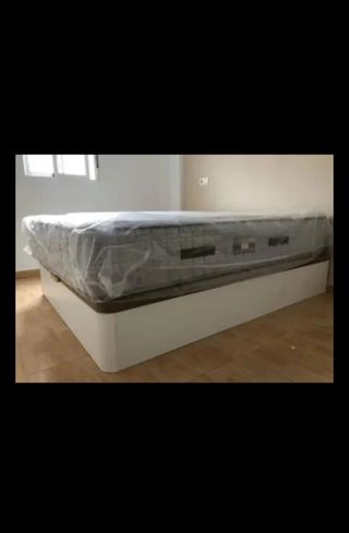 Colchón y base de cama -70% Oferta