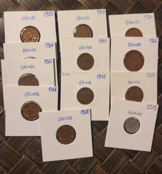12 Moedas República Portuguesa (Vários Anos)