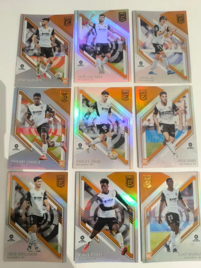 13 Cartas Valencia CF Donruss Elite