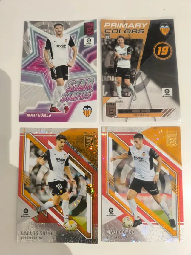13 Cartas Valencia CF Donruss Elite