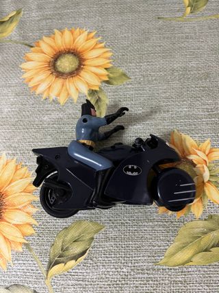Batman su Batmoto giocattolo