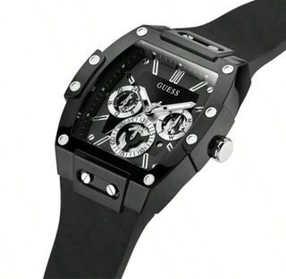 Reloj Guess Negro y Plateado