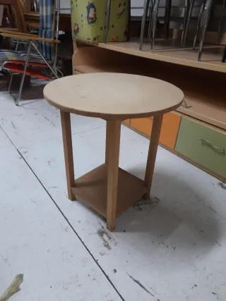 Mesa camilla redonda 50cm madera