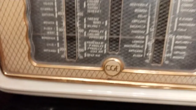 Radio Radiogioiellino Anni '50 Oro e Bianco