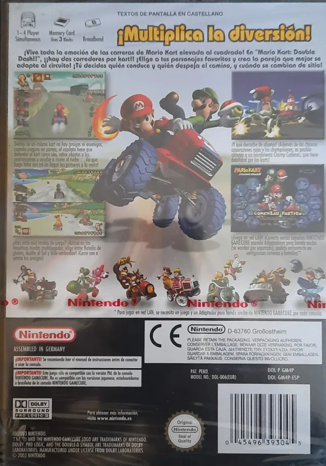 Mario Kart Double Dash!! GameCube PAL España