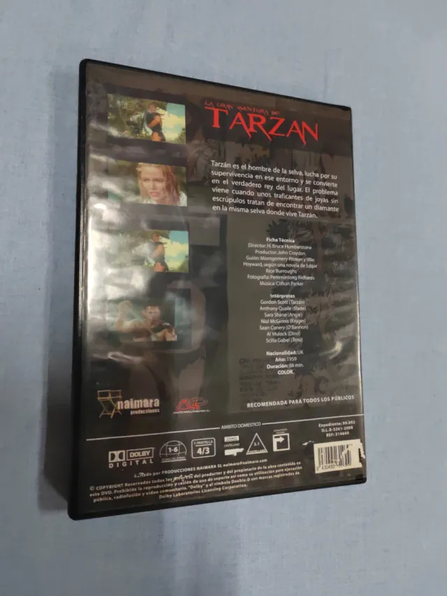 DVD La Gran Aventura de Tarzán
