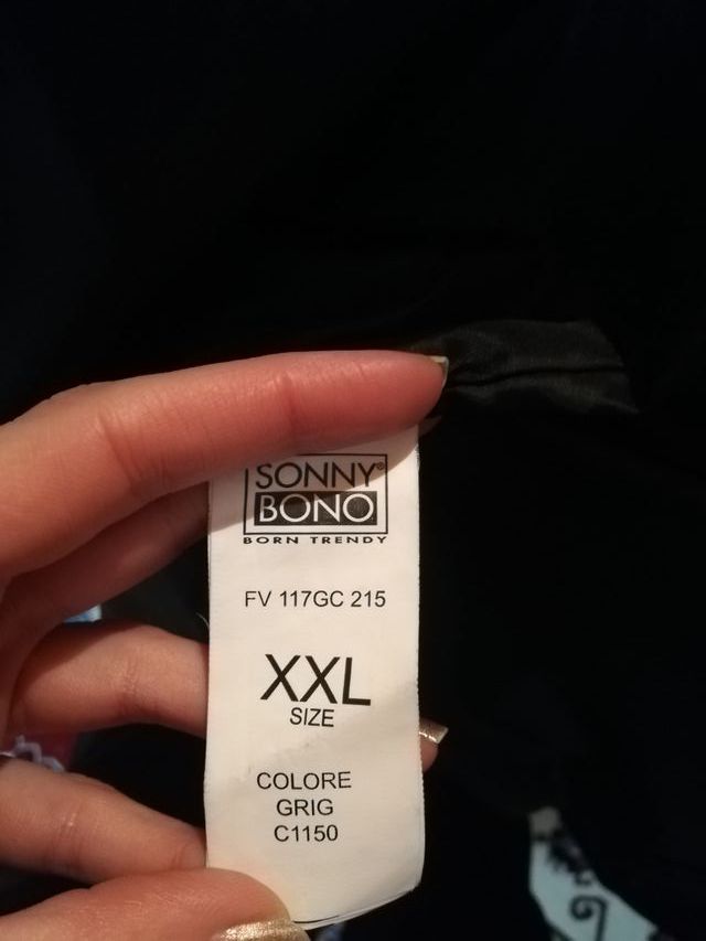 Cappotto piumino uomo XXL grigio caldo