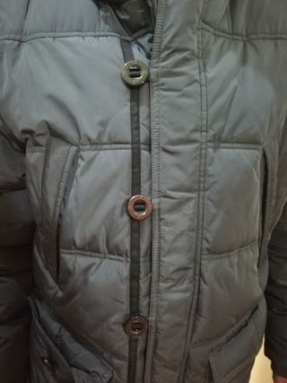 Cappotto piumino uomo XXL grigio caldo
