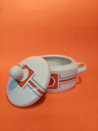 Zuppiera vintage Monopoli porcellana