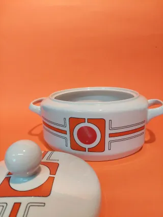 Zuppiera vintage Monopoli porcellana