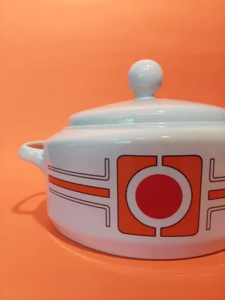 Zuppiera vintage Monopoli porcellana