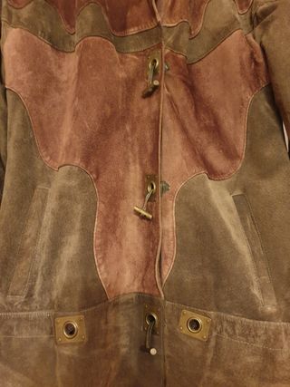 Trenca juvenil piel pecarí, zorro