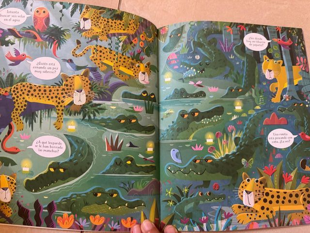 Libro y Puzle Usborne Por la noche