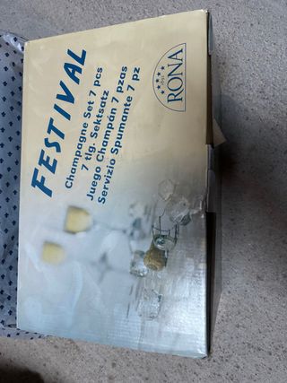 Set 6 calici champagne RONA