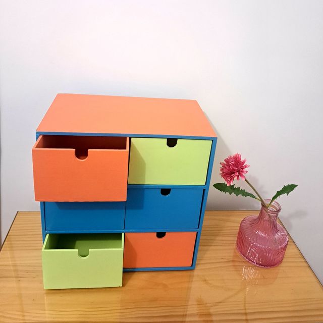 Cajonera de madera organizadora