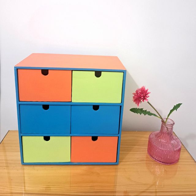 Cajonera de madera organizadora