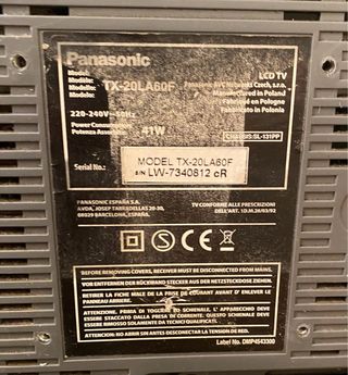 TV LCD Panasonic Viera y tdt Ostark